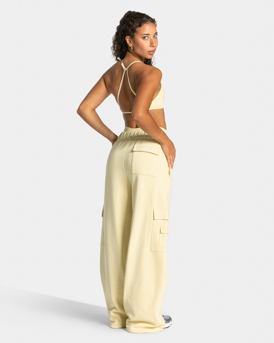 Pantalon de jogging cargo Wide Leg Lift « Butter Yellow »