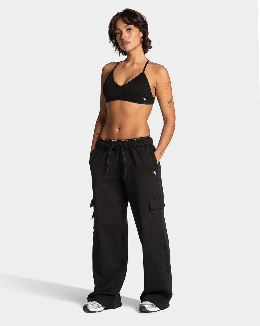 Pantalon de jogging cargo Wide Leg Lift « noir »