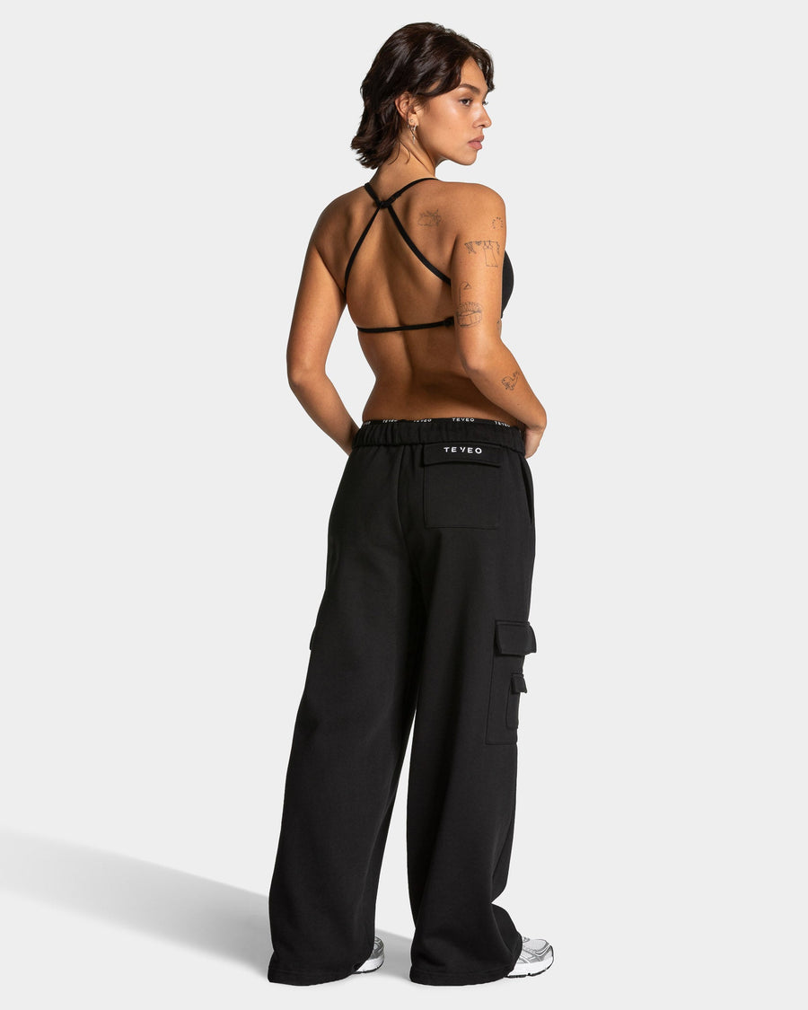 Pantalon de jogging cargo Wide Leg Lift « noir »