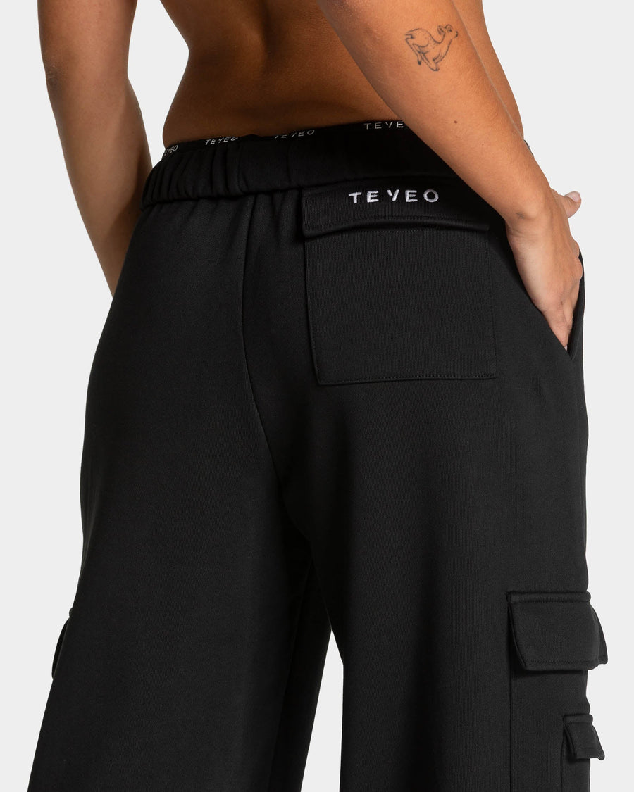 Pantalon de jogging cargo Wide Leg Lift « noir »