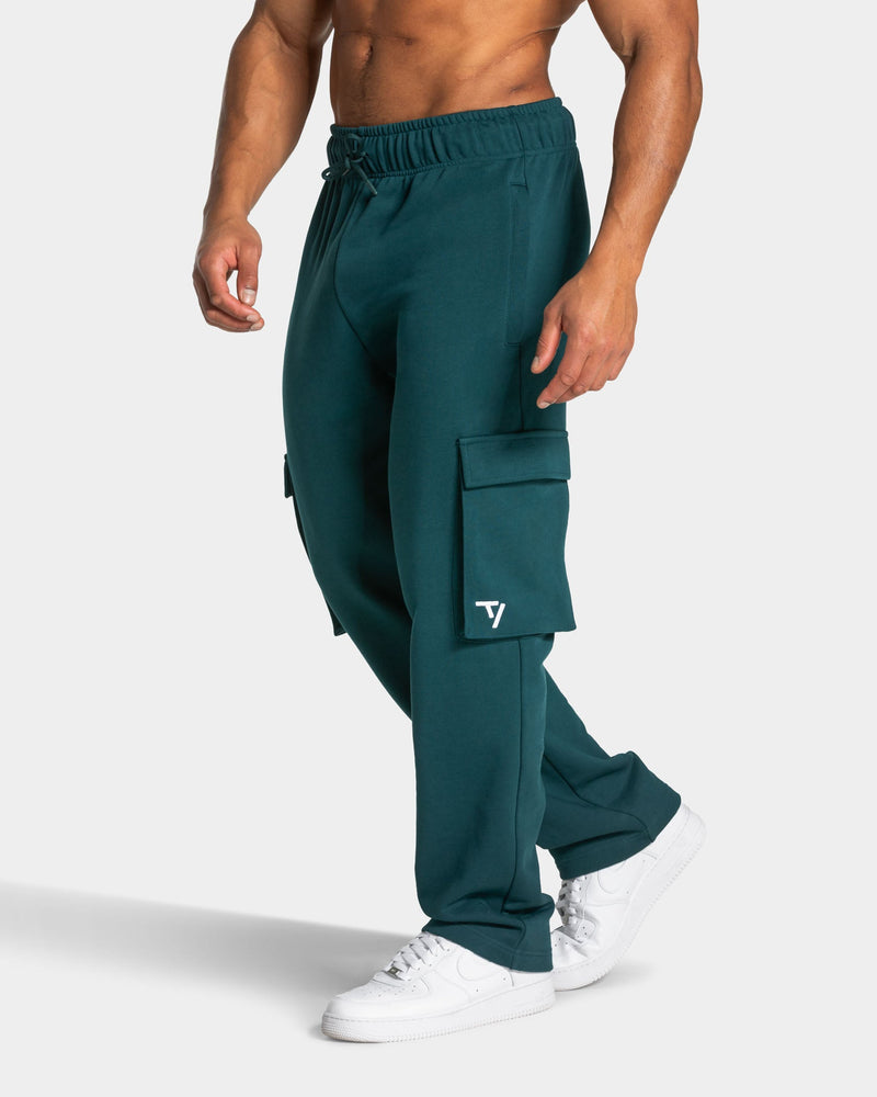 Pantalon de jogging cargo Wide Leg Lift « bleu sarcelle »