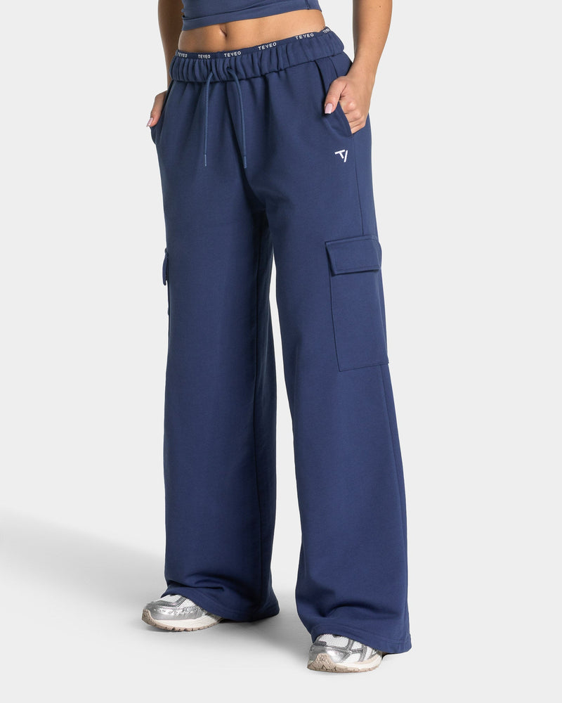 Pantalon de jogging cargo Wide Leg Lift « indigo »
