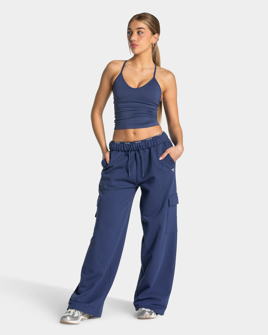 Pantalon de jogging cargo Wide Leg Lift « indigo »