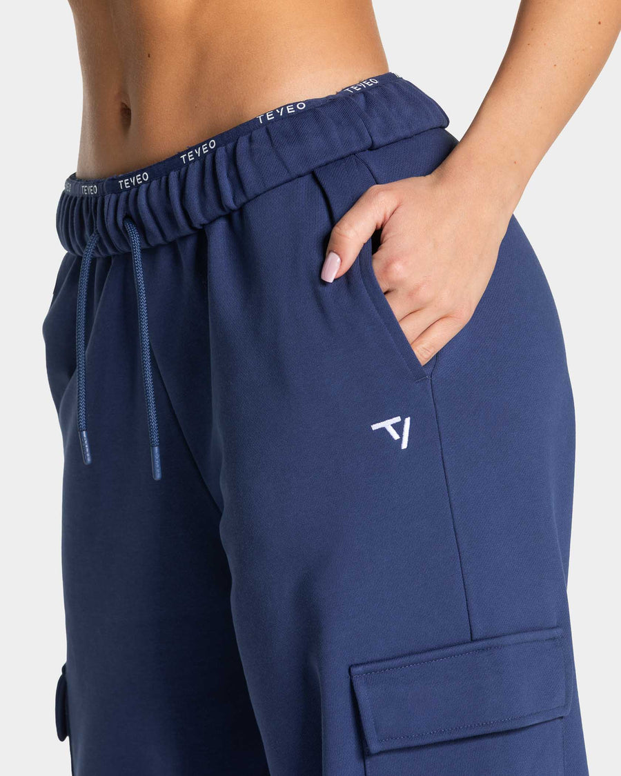 Pantalon de jogging cargo Wide Leg Lift « indigo »