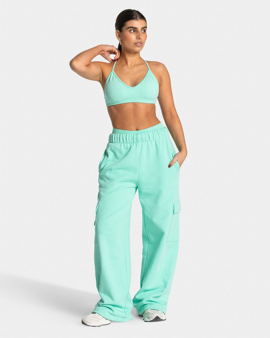 Pantalon de jogging cargo Wide Leg Lift « menthe »