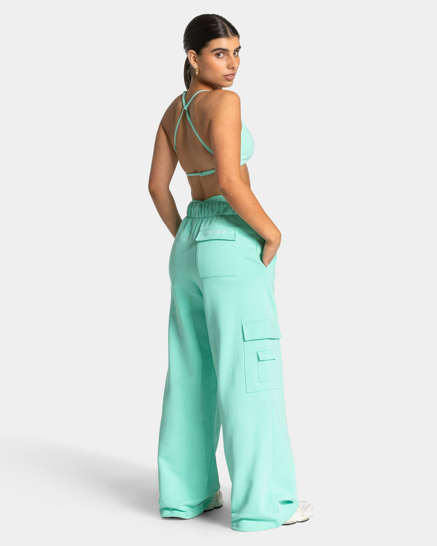 Pantalon de jogging cargo Wide Leg Lift « menthe »