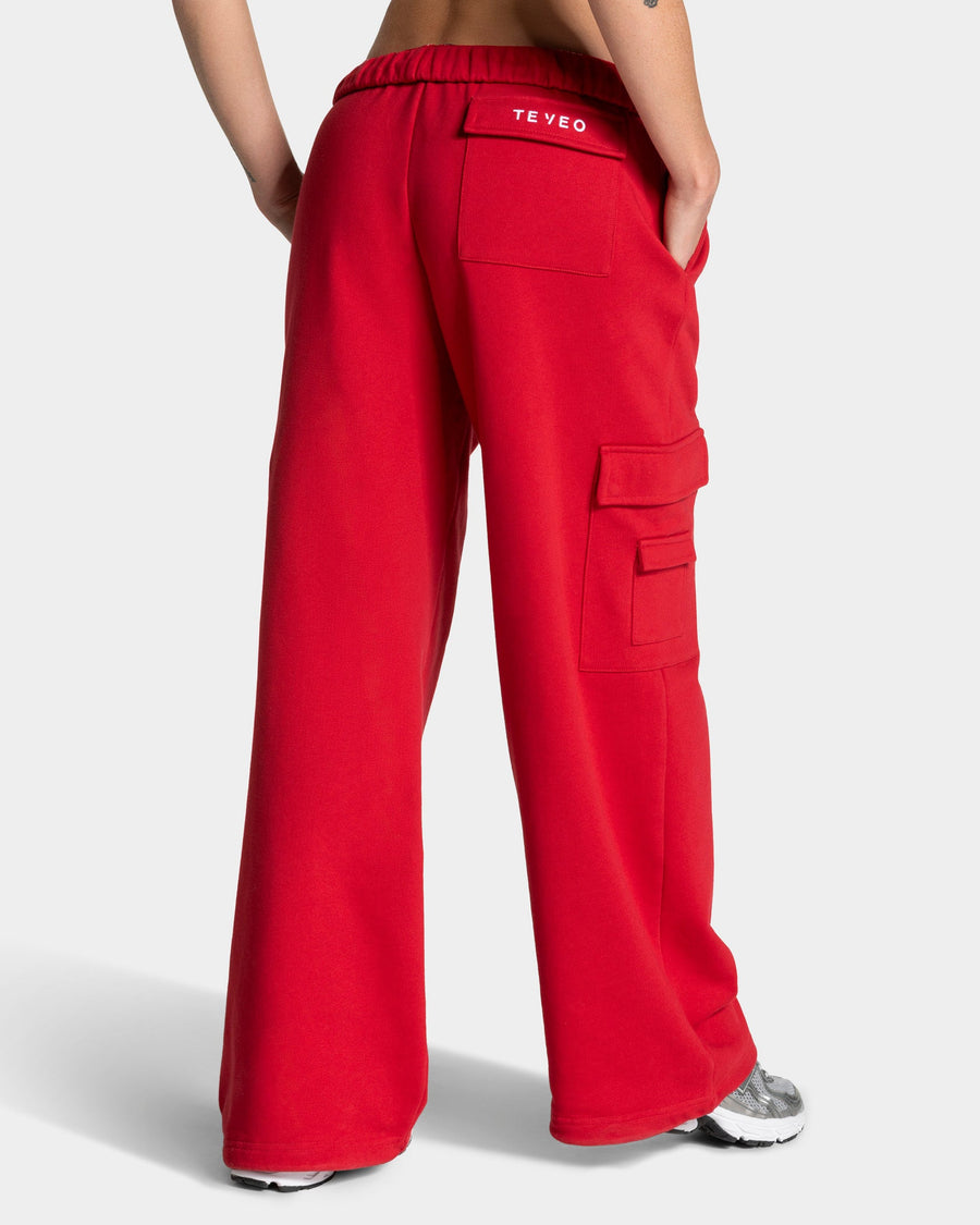 Pantalon de jogging cargo Wide Leg Lift « Chili »