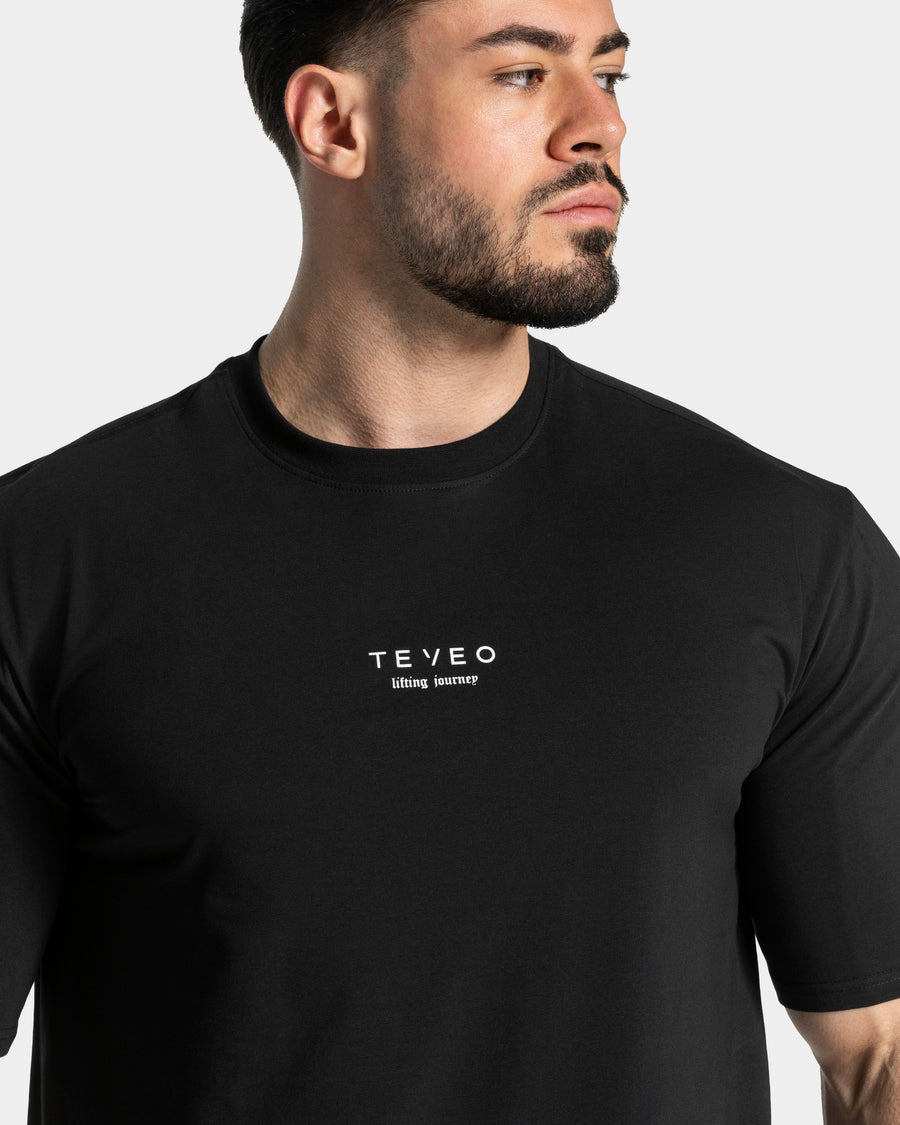T-shirt oversize Lifting Journey « noir »