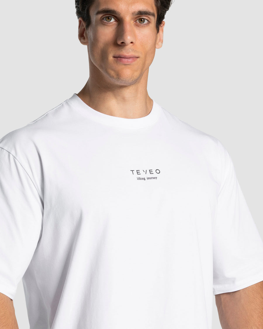 T-shirt oversize Lifting Journey « blanc »