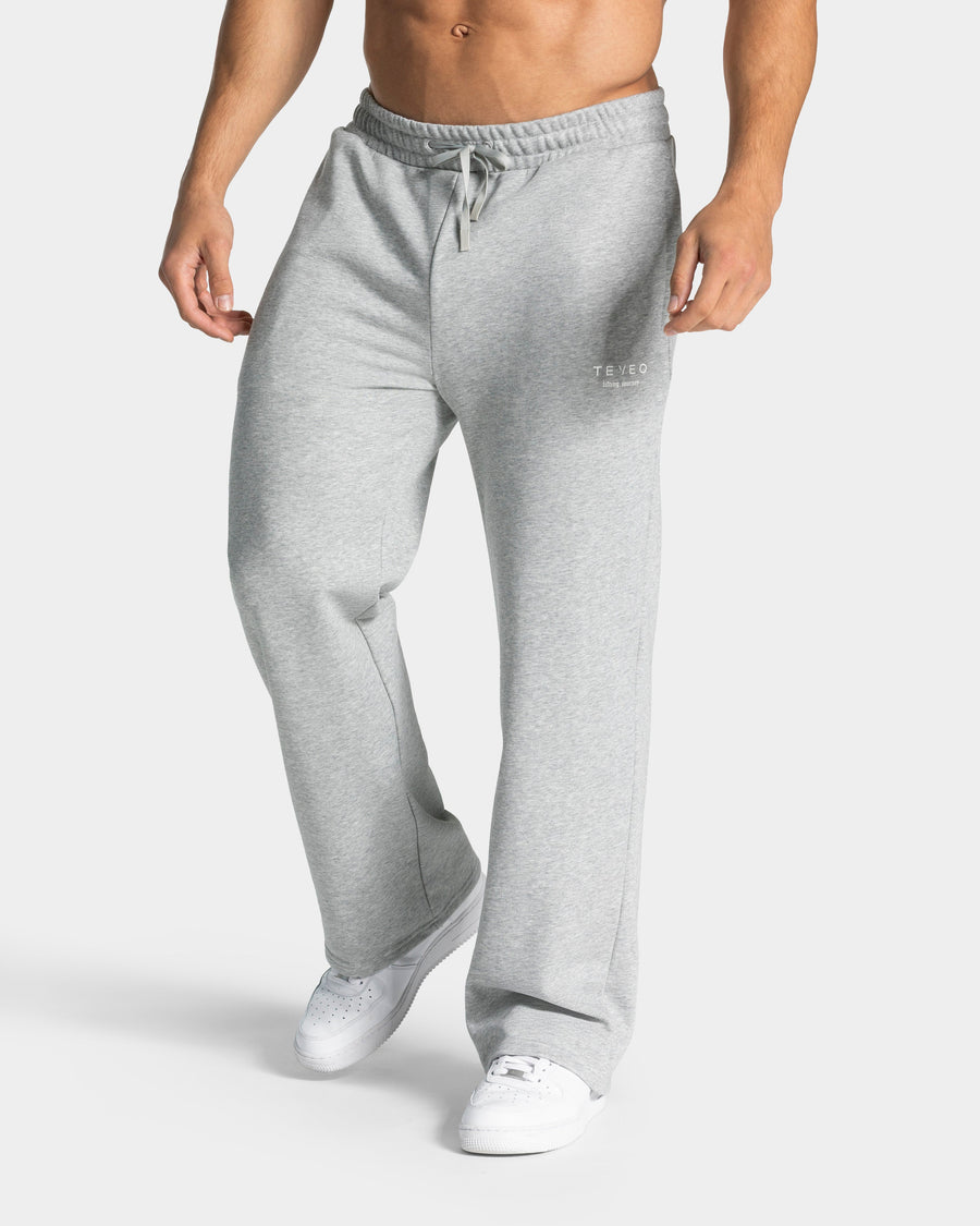 Pantalon de jogging Straight Leg Lifting Journey « gris clair chiné »