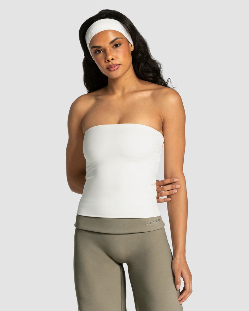 Haut Mellow Bandeau Long « blanc cassé »