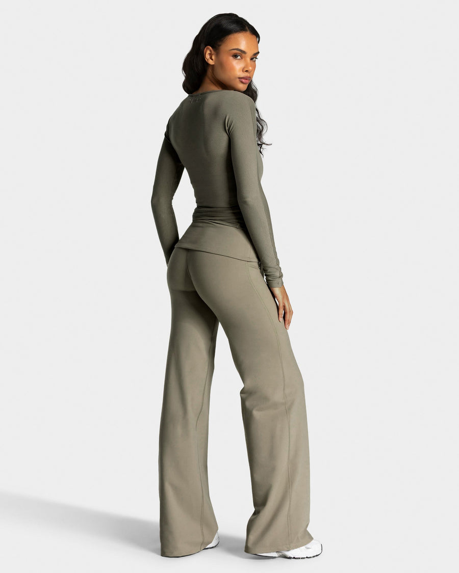 Haut à manches longues Mellow Wrapped « kaki »