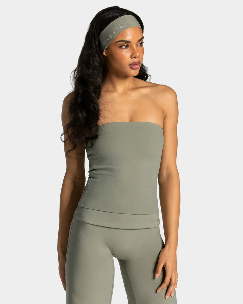 Haut Mellow Bandeau Long « kaki »