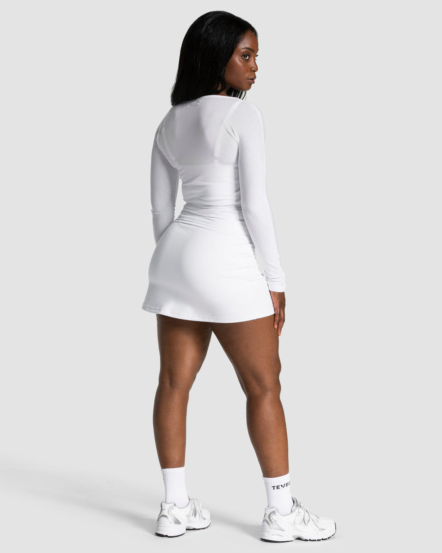 Haut à manches longues Mellow Wrapped « blanc »