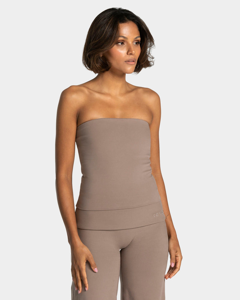 Haut Mellow Bandeau Long « moka »