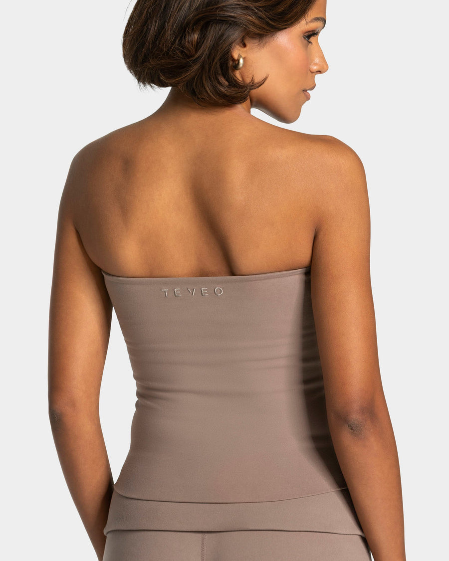Haut Mellow Bandeau Long « moka »