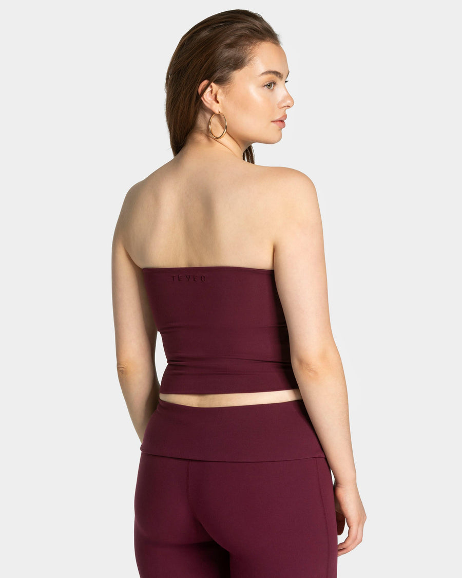 Haut Mellow Bandeau Mid « prune »