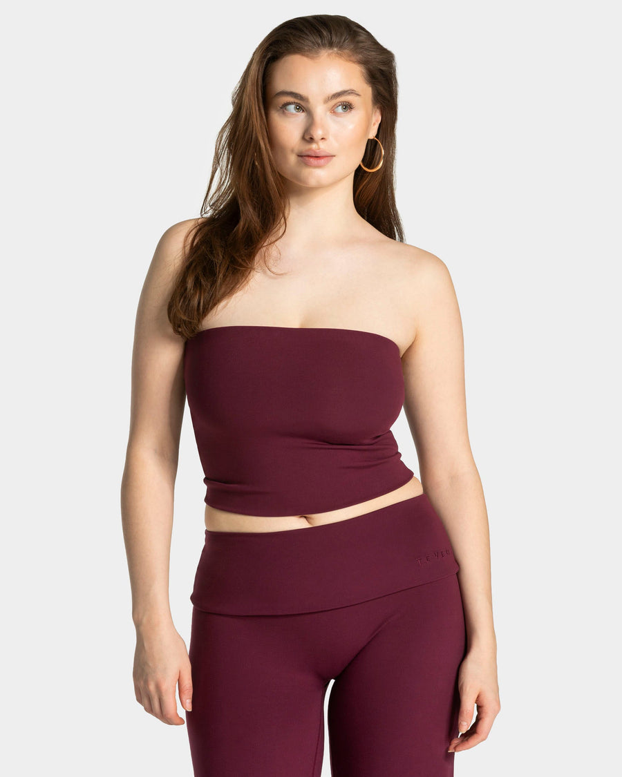Haut Mellow Bandeau Mid « prune »