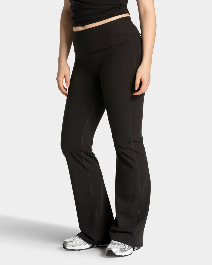 Legging évasé Mellow Fold Over Regular « noir »