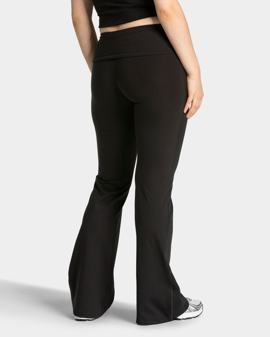 Legging évasé Mellow Fold Over Regular « noir »