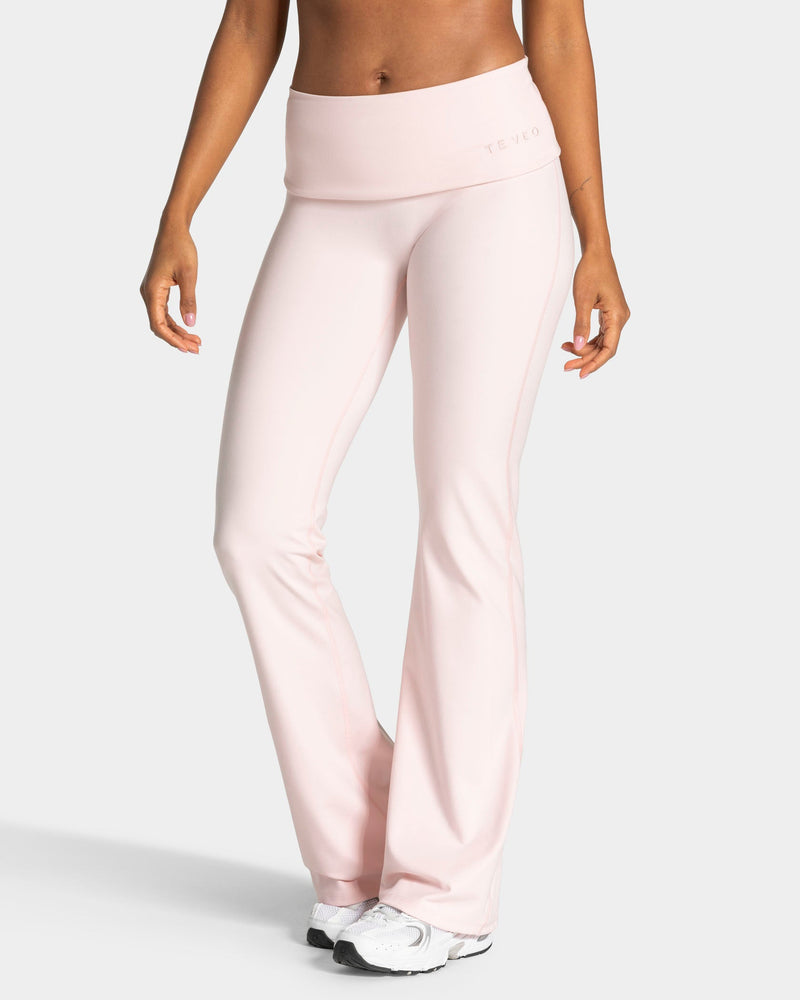 Legging évasé à coupe longue Mellow Fold Over « Blossom »