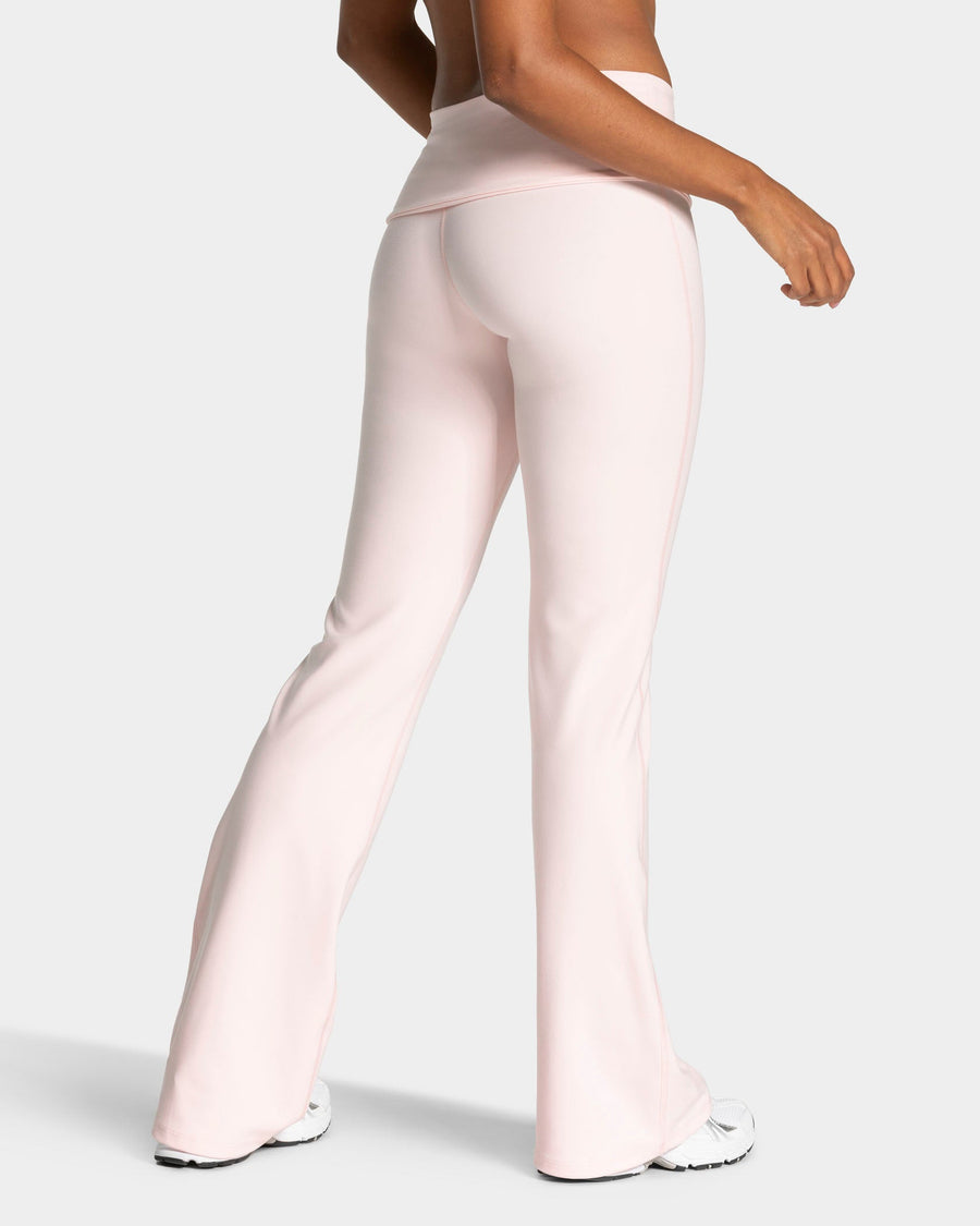 Legging évasé à coupe longue Mellow Fold Over « Blossom »