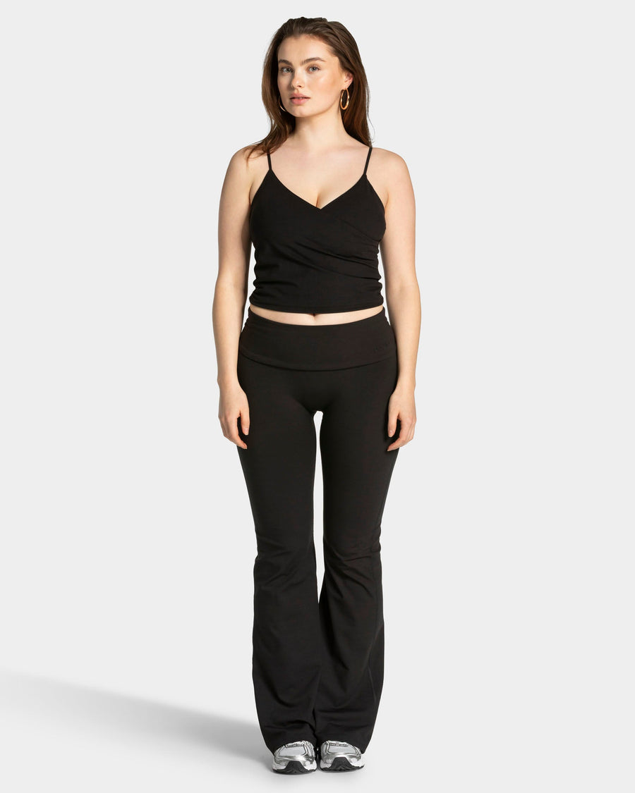 Legging évasé Mellow Fold Over Regular « noir »
