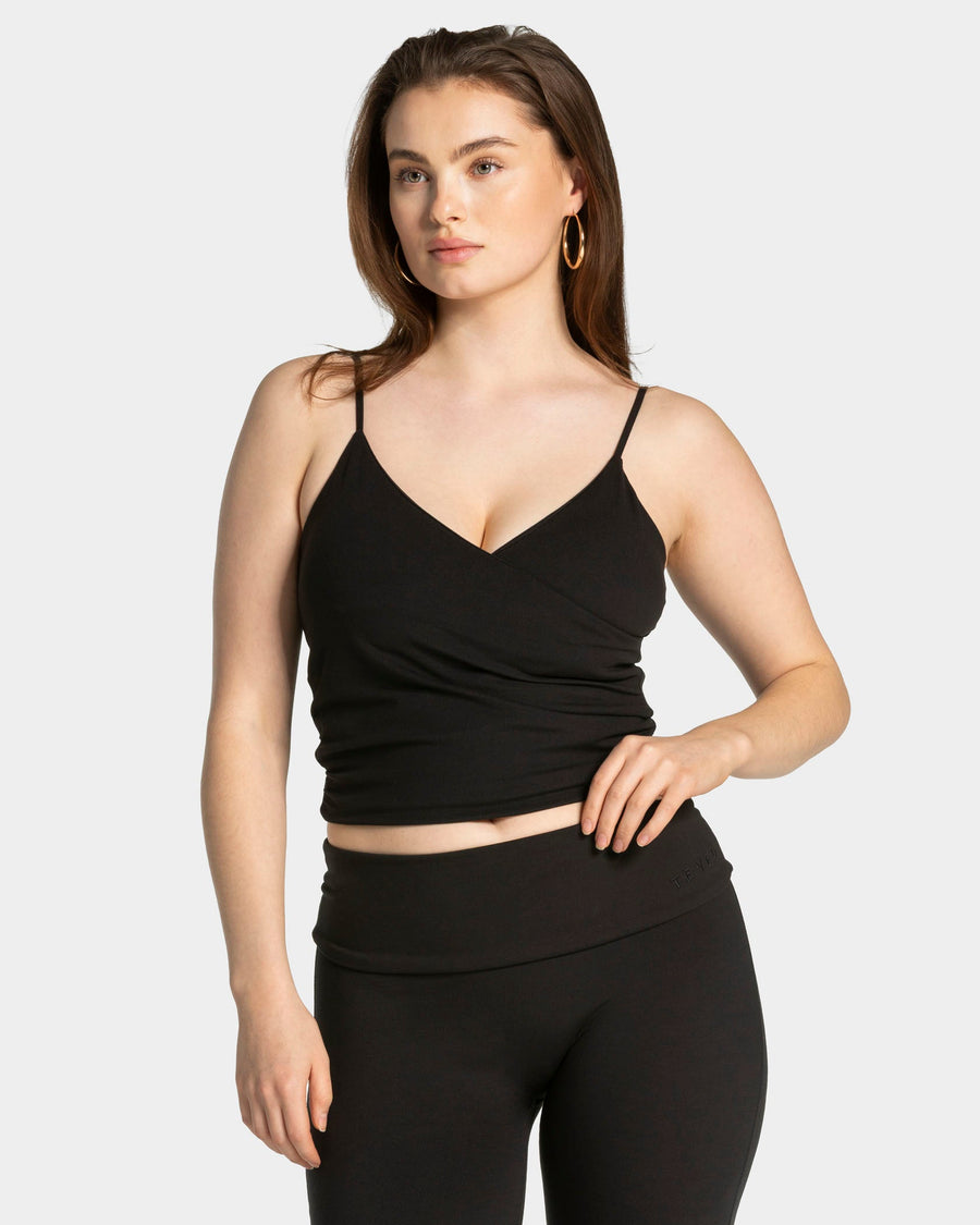 Haut Mellow Gathered « noir »