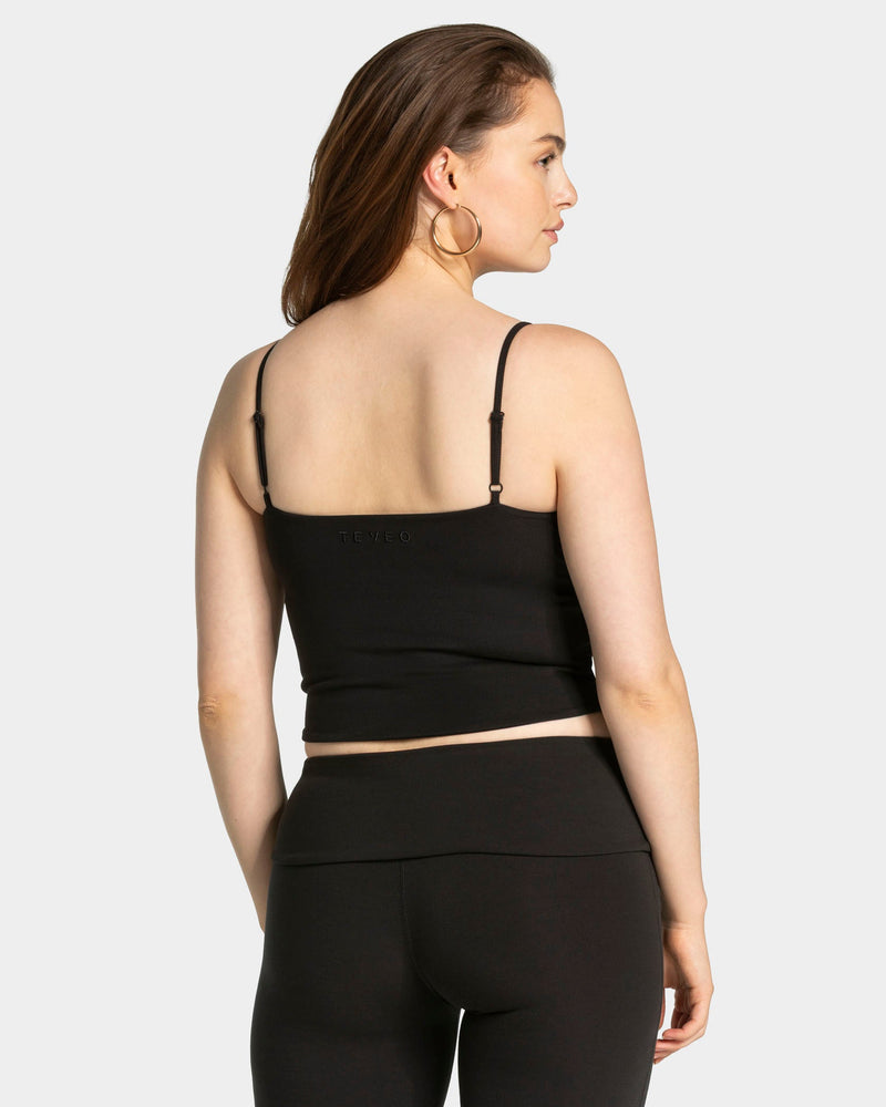 Haut Mellow Gathered « noir »