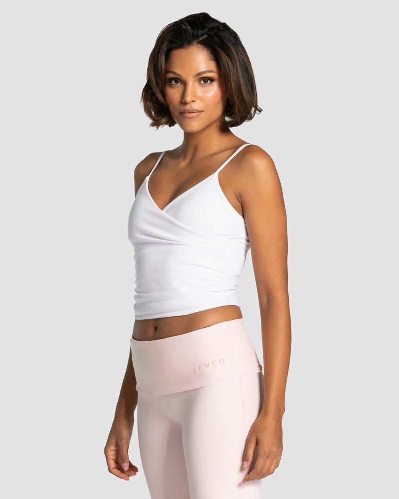Haut Mellow Gathered « blanc »