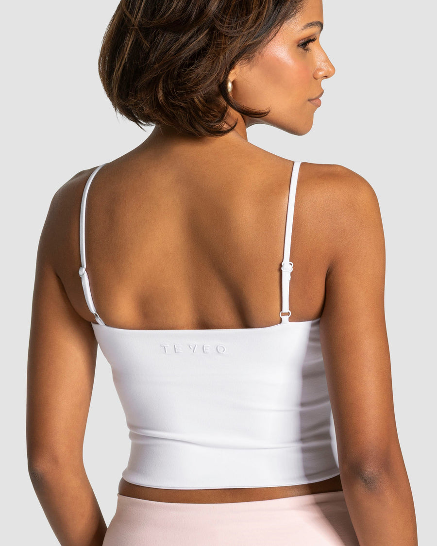 Haut Mellow Gathered « blanc »