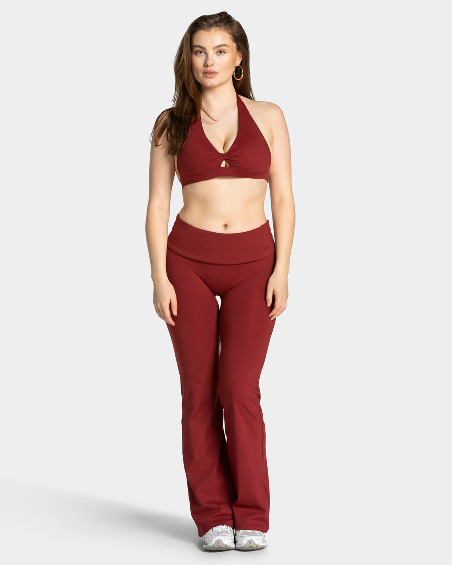 Brassière triangle Mellow Twisted « bordeaux »