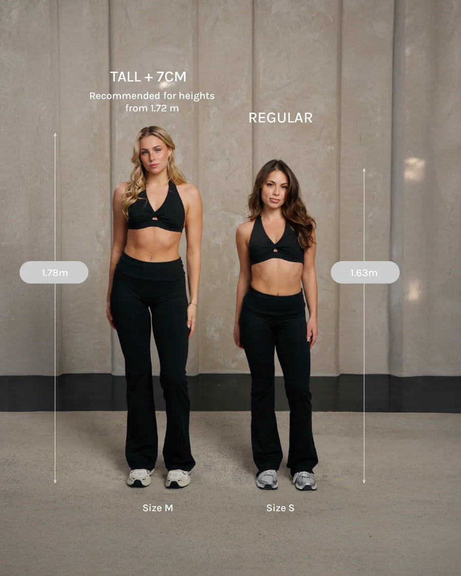 Legging évasé Mellow Fold Over Regular « noir »