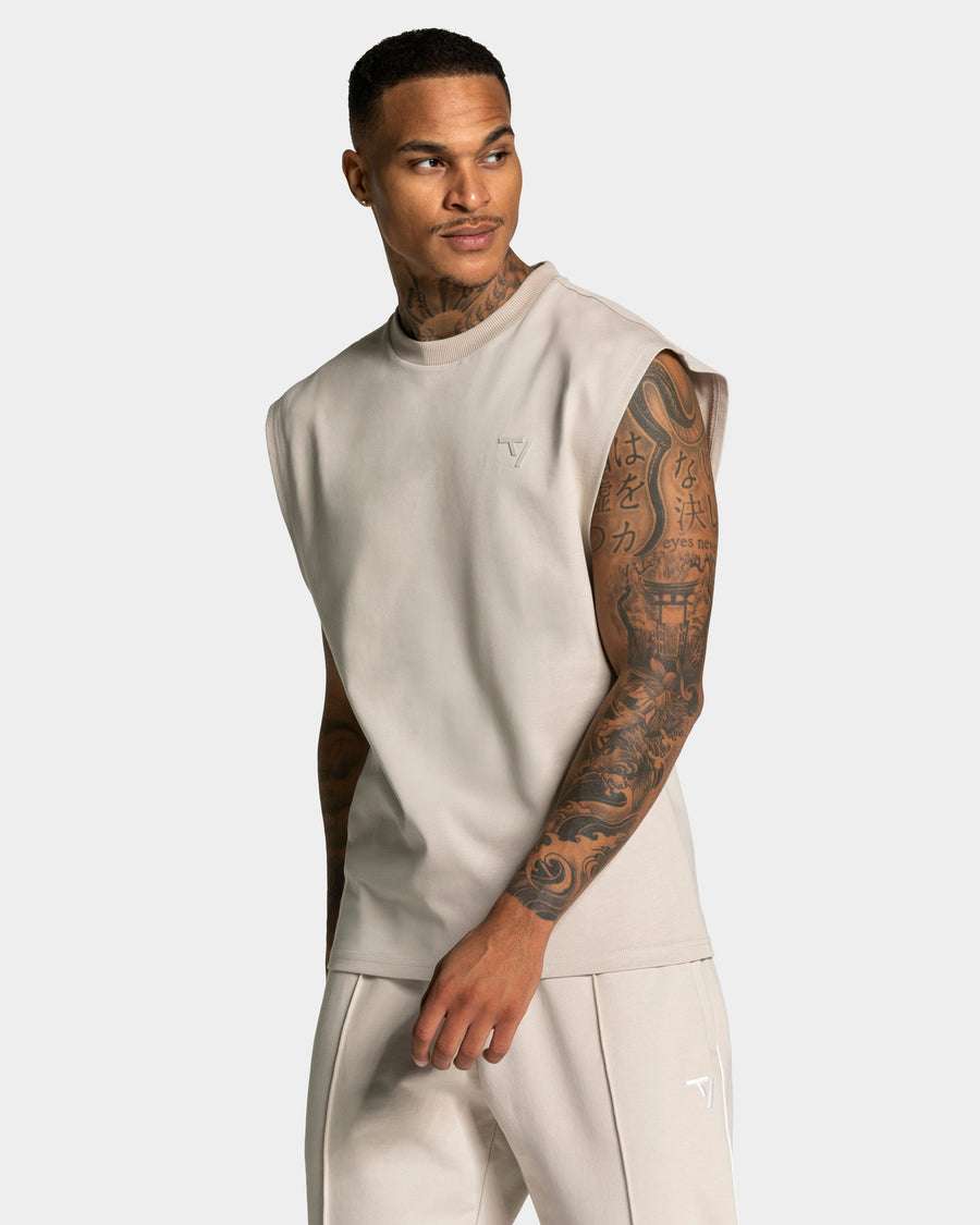 Débardeur Contrastline oversize « Cream »