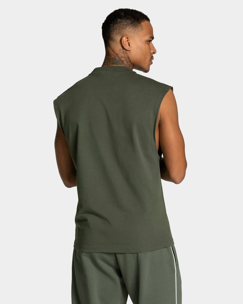 Débardeur oversize Contrastline « kaki »