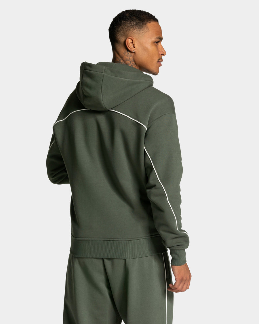 Veste de sport zippée Contrastline « kaki »