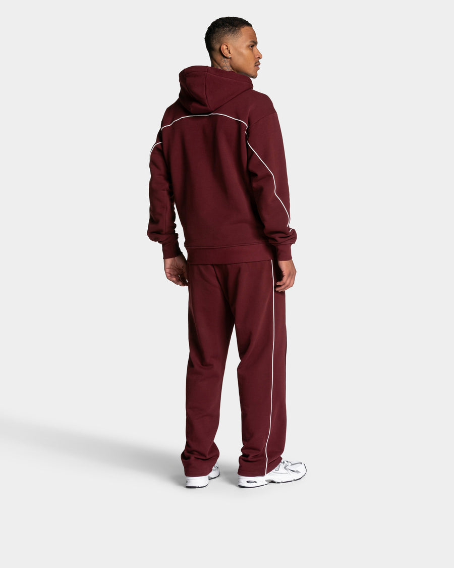 Veste de sport zippée Contrastline « bordeaux »