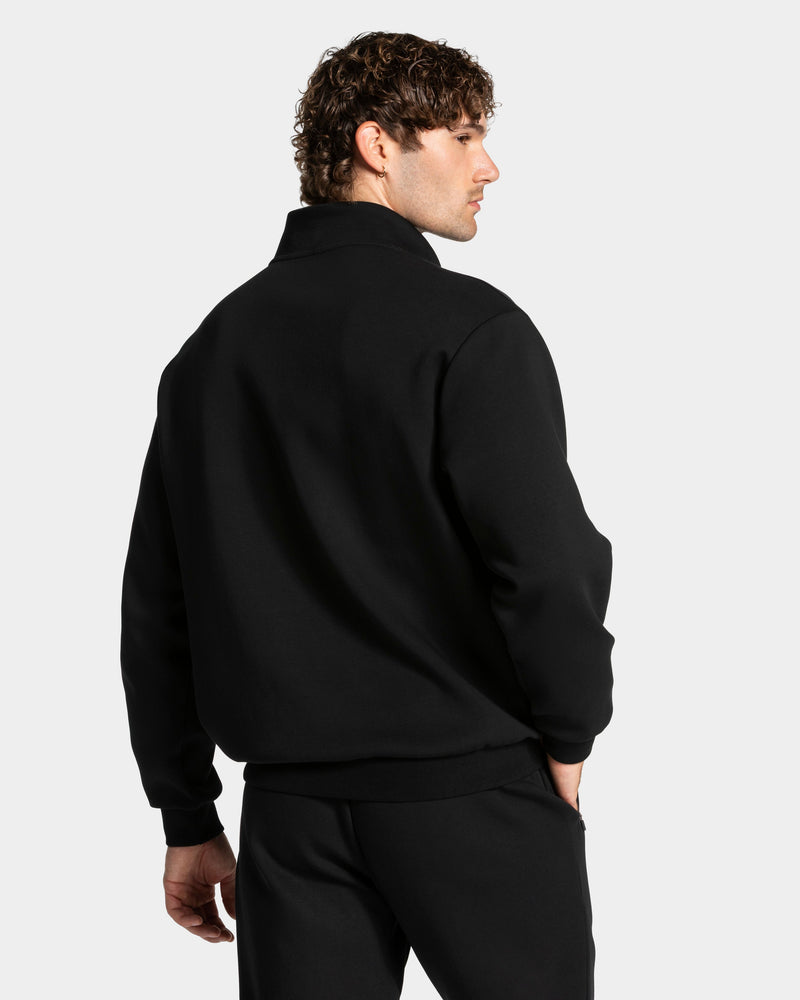 Sweat-shirt demi-zippé Prime « noir »