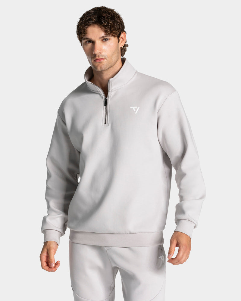 Sweat-shirt demi-zippé Prime « Silver »