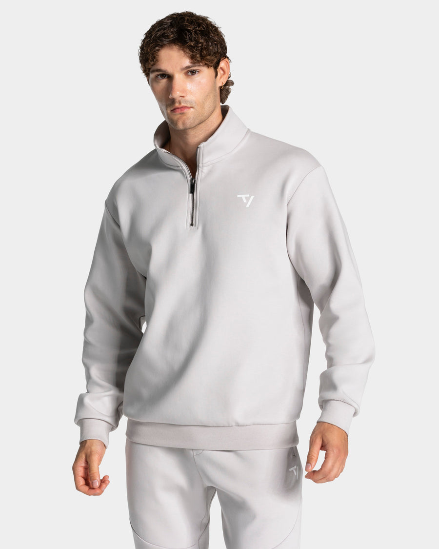 Sweat-shirt demi-zippé Prime « Silver »