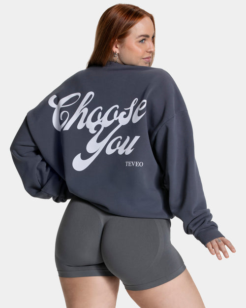 Sweat-shirt oversize Pure « Graphite »