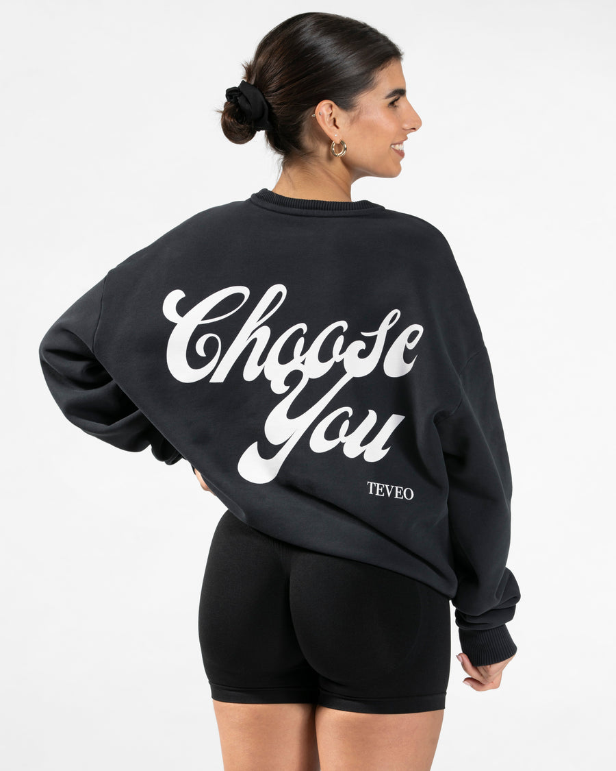 Sweat-shirt oversize Pure « noir »