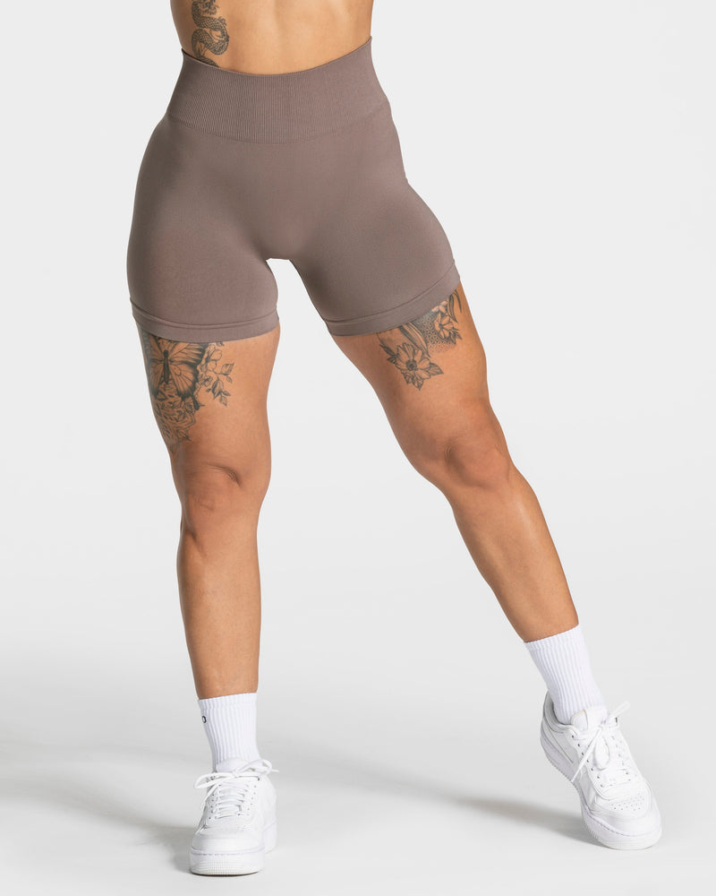 Short Pure Covert Scrunch « moka »