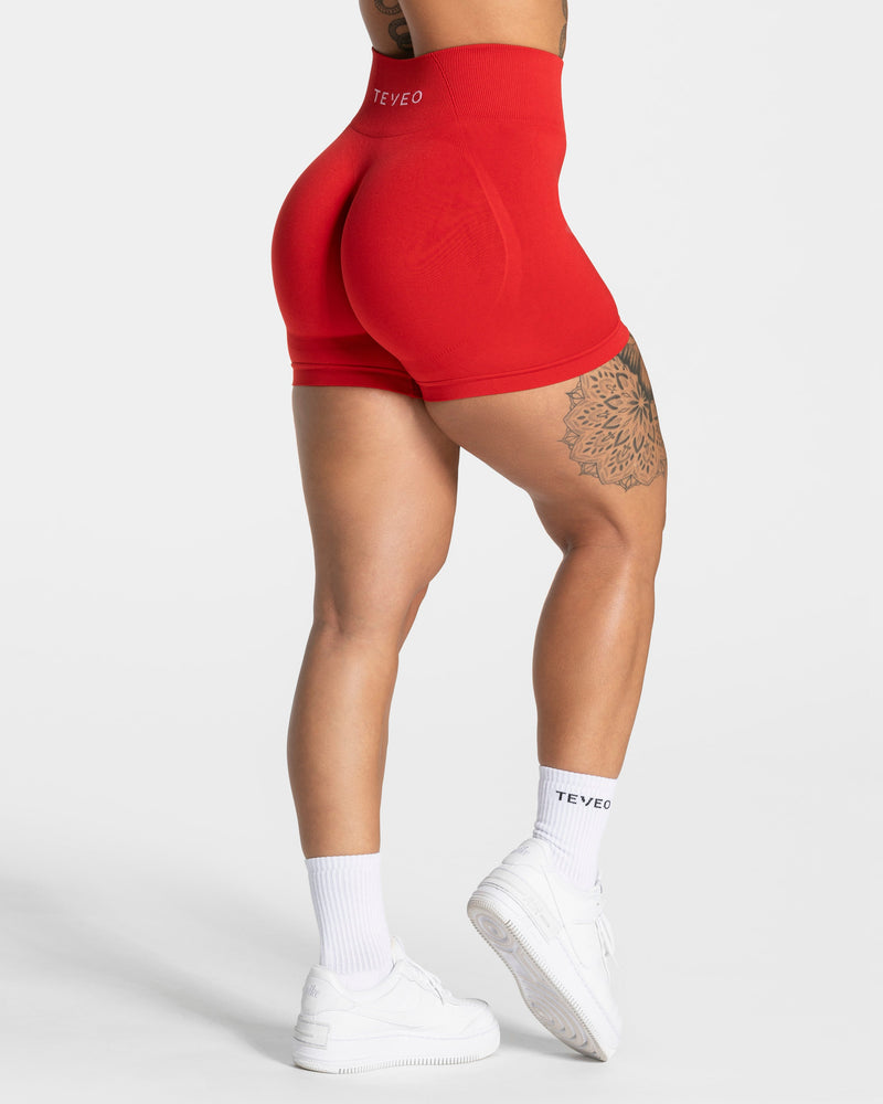 Short Pure Covert Scrunch « rouge »