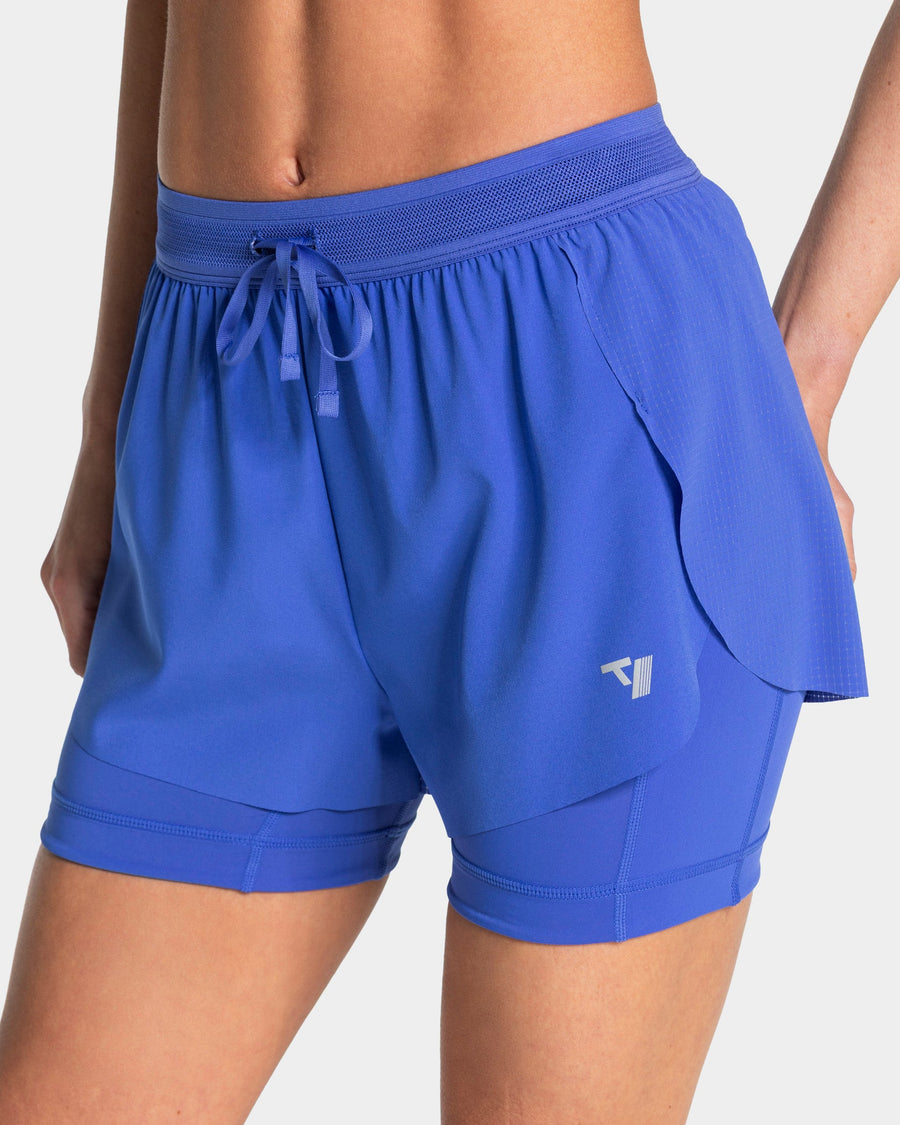 Short 5 pouces 2-en-1 RUN « Bleu roi »