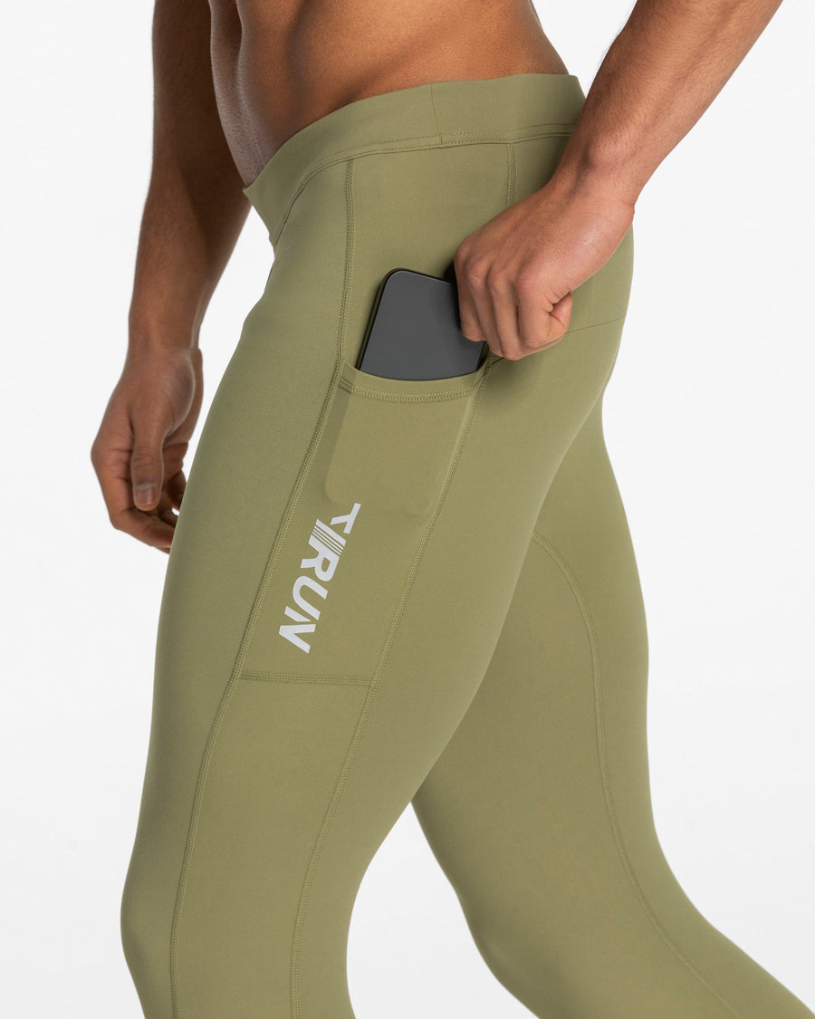 Collant 3/4 RUN « Olive »