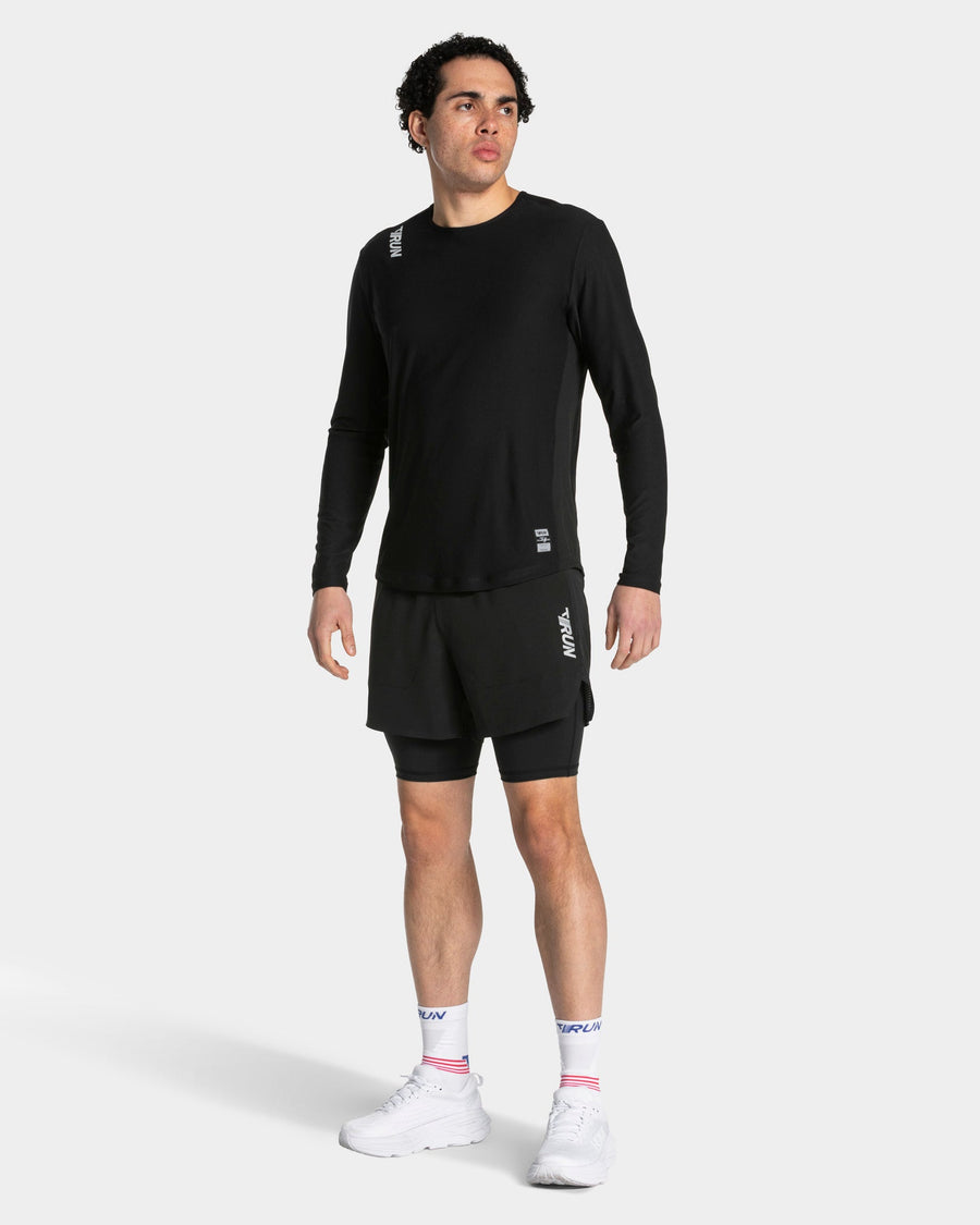 Demi-collant 9 pouces RUN « Noir »