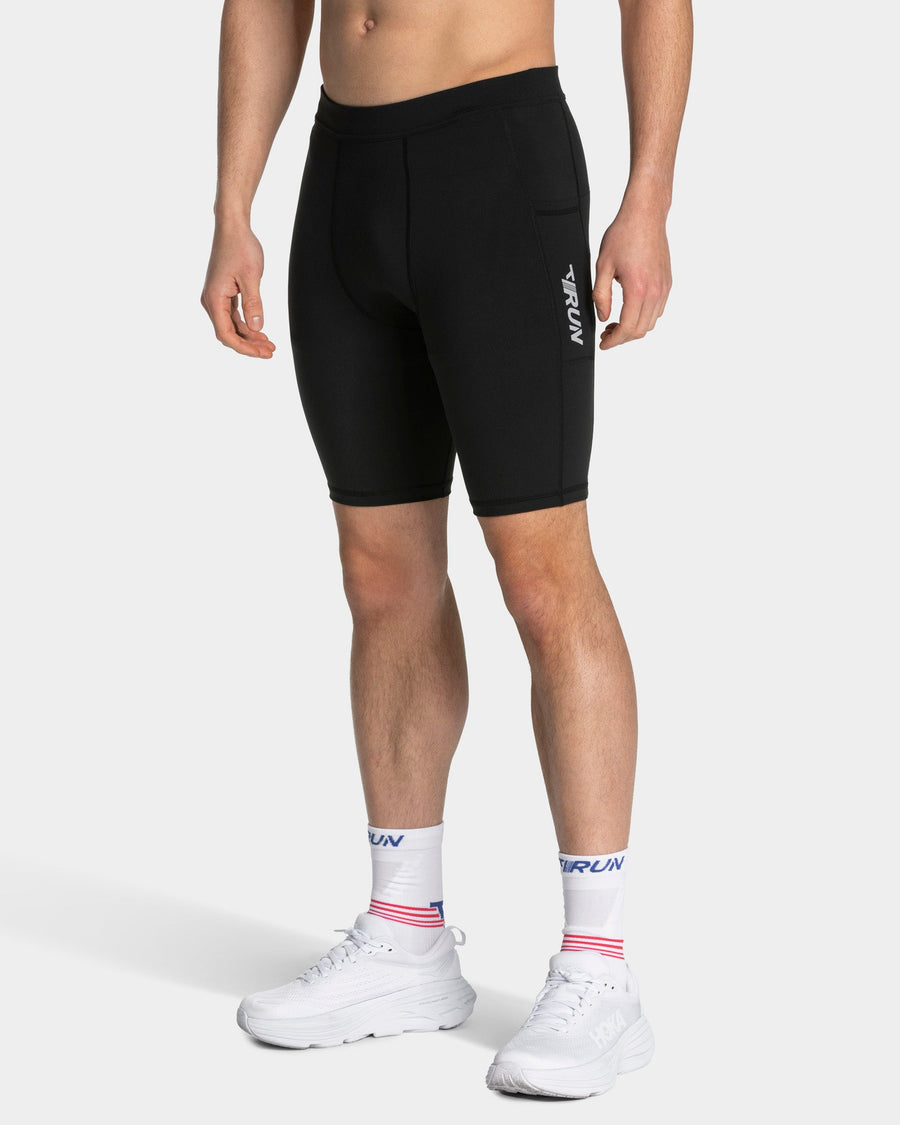 Demi-collant 9 pouces RUN « Noir »