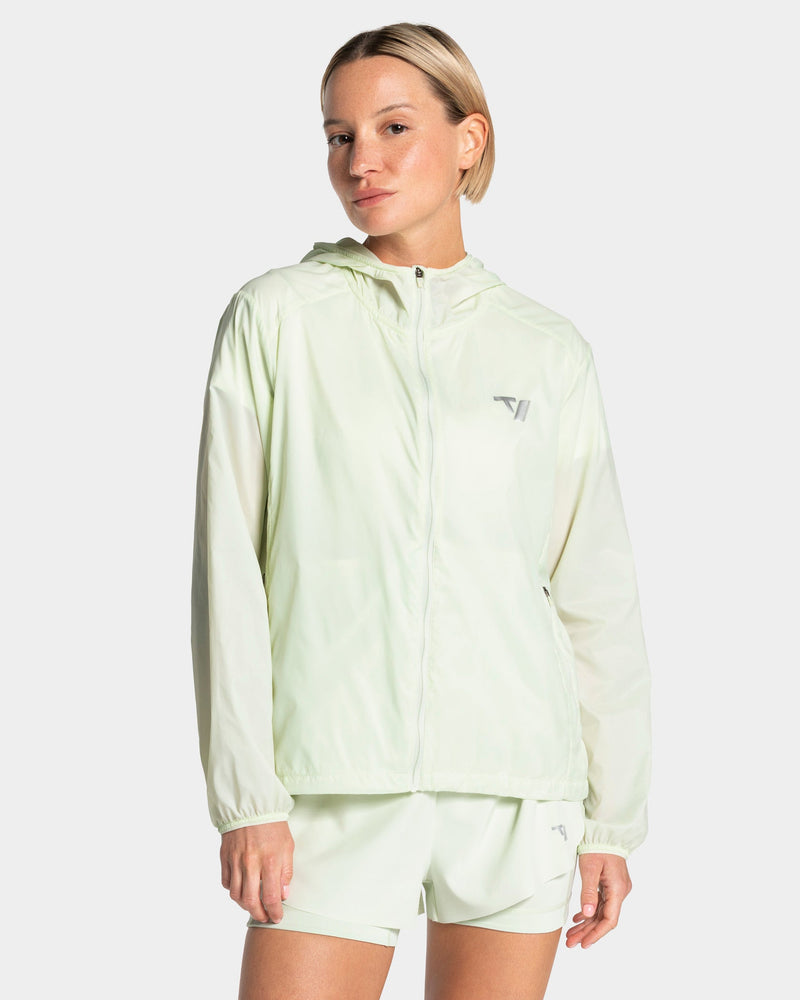 Veste de sport zippée et légère RUN « Ice Mint »
