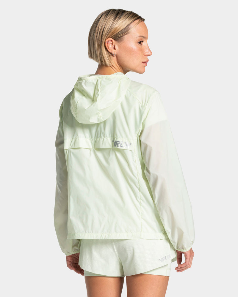 Veste de sport zippée et légère RUN « Ice Mint »